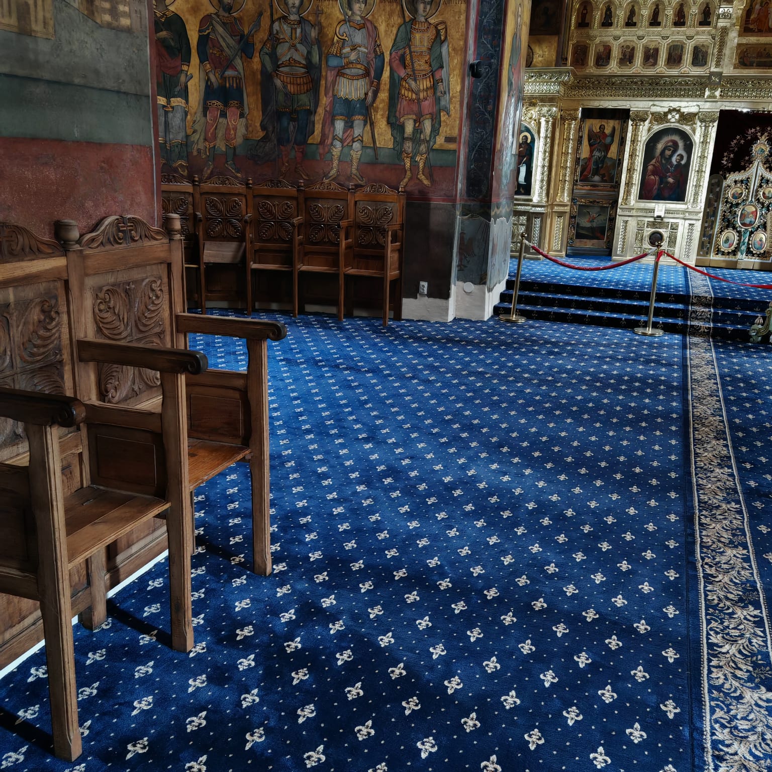 Mocheta Lotos cu crini 15033, albastru - EmaCarpets