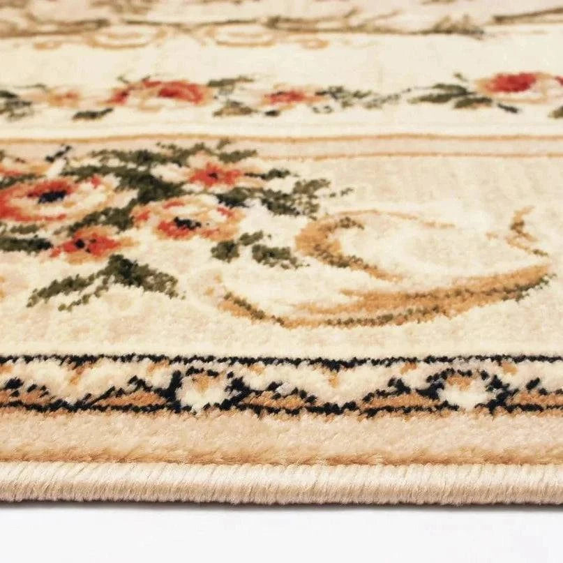 Covor Lotos, crem, oval - EmaCarpets