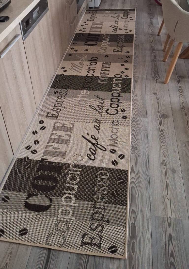 Traversa antiderapanta Flex Coffee, latime 75 cm (surfilata) - EmaCarpets