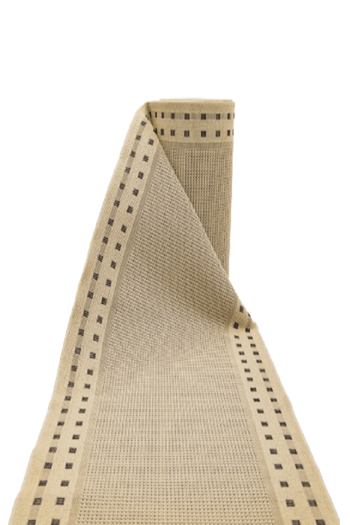 Traversa antiderapanta Flex, crem, latime 67 cm (surfilata) - EmaCarpets