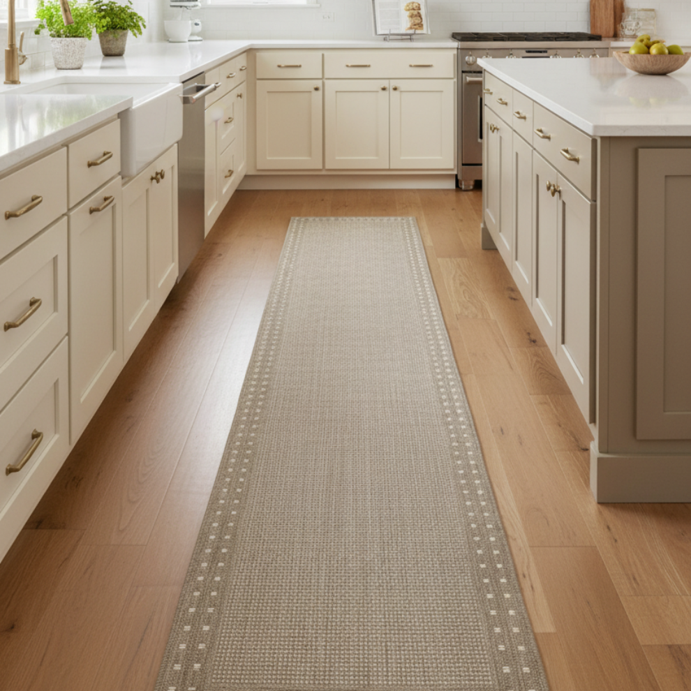 Traversa antiderapanta Flex, capucino, latime 75 cm (surfilata) - EmaCarpets