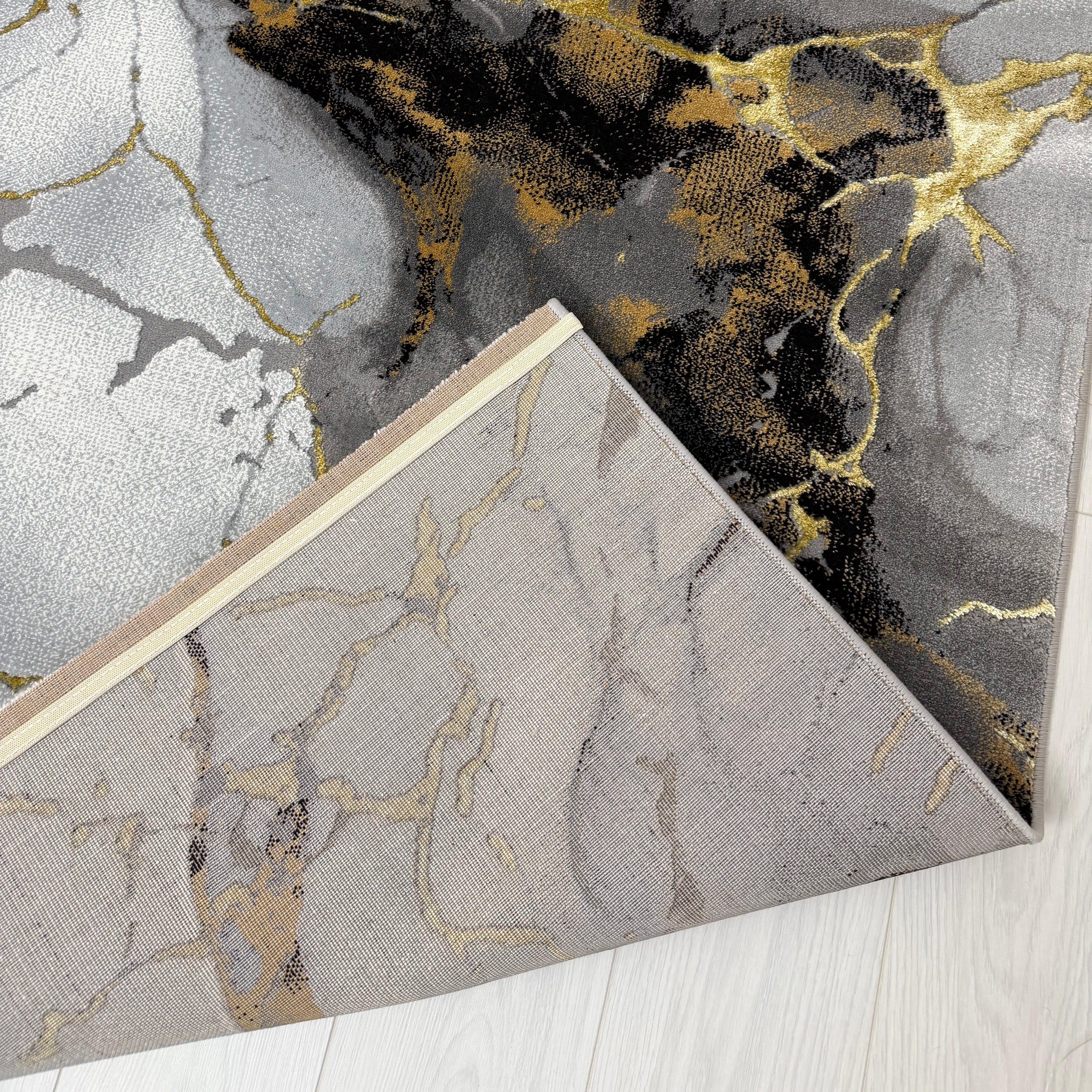 Covor Modern Bella, negru - EmaCarpets