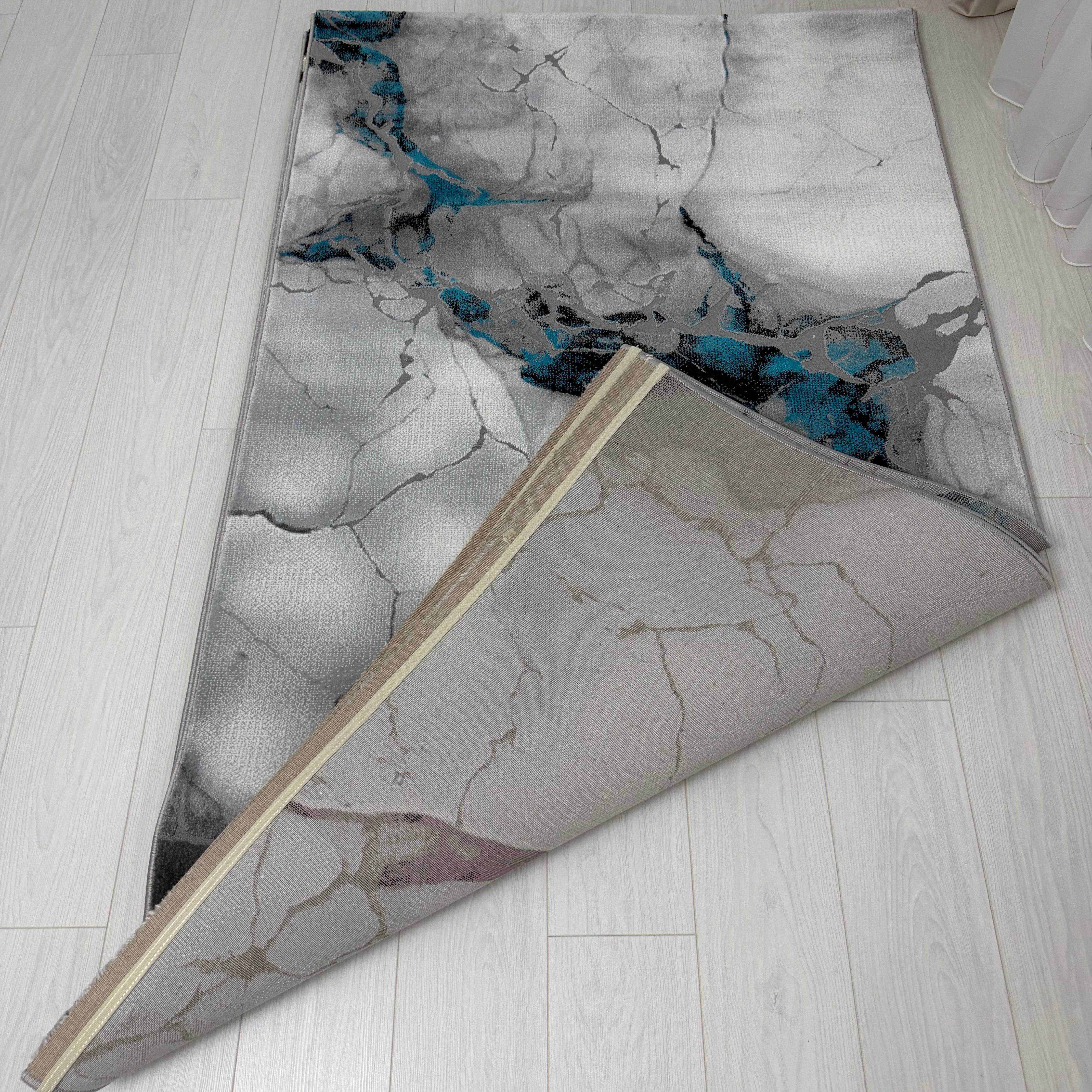 Covor Modern Bella,turcoaz - EmaCarpets