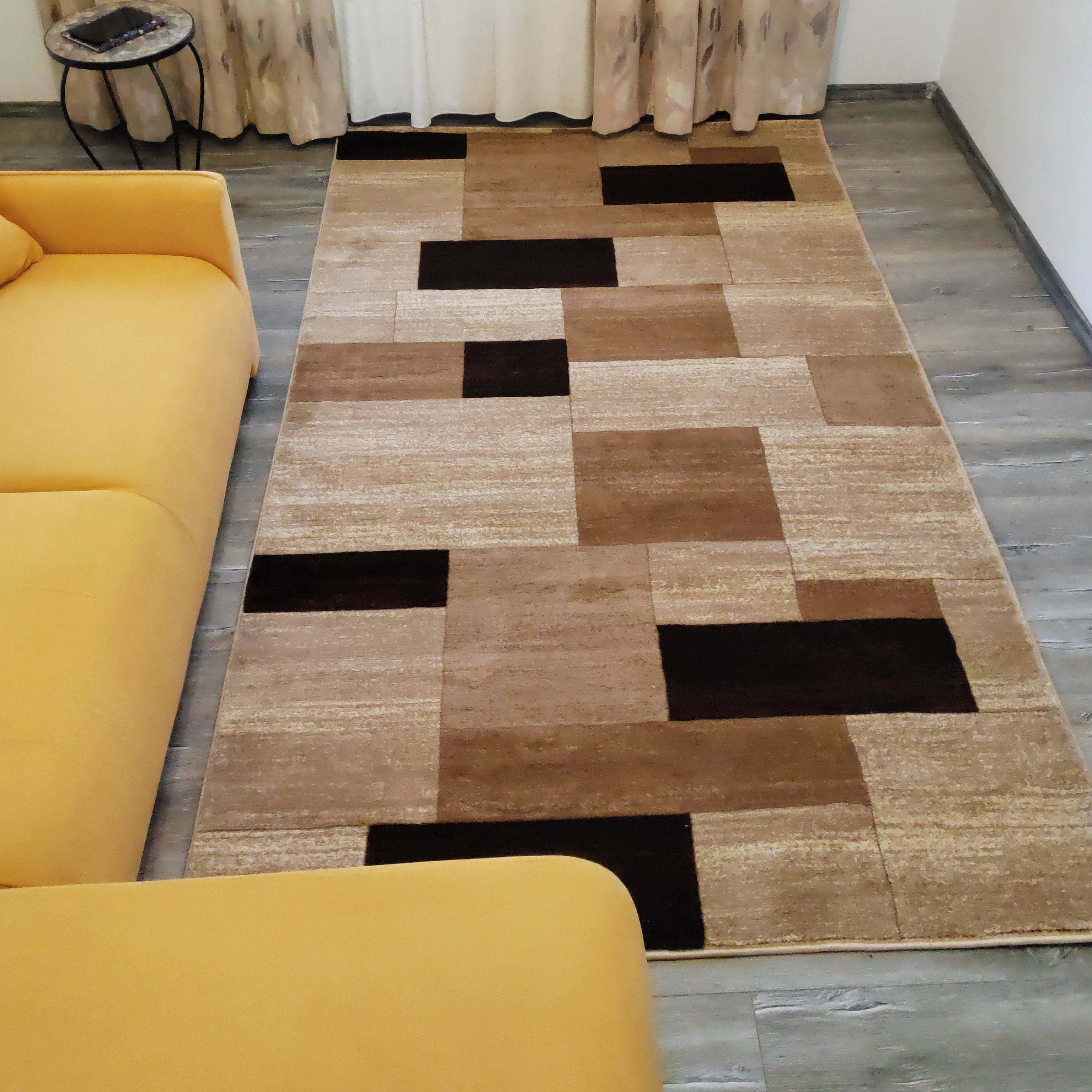 Covor modern Firuze , bej/maro, dreptunghiular - EmaCarpets