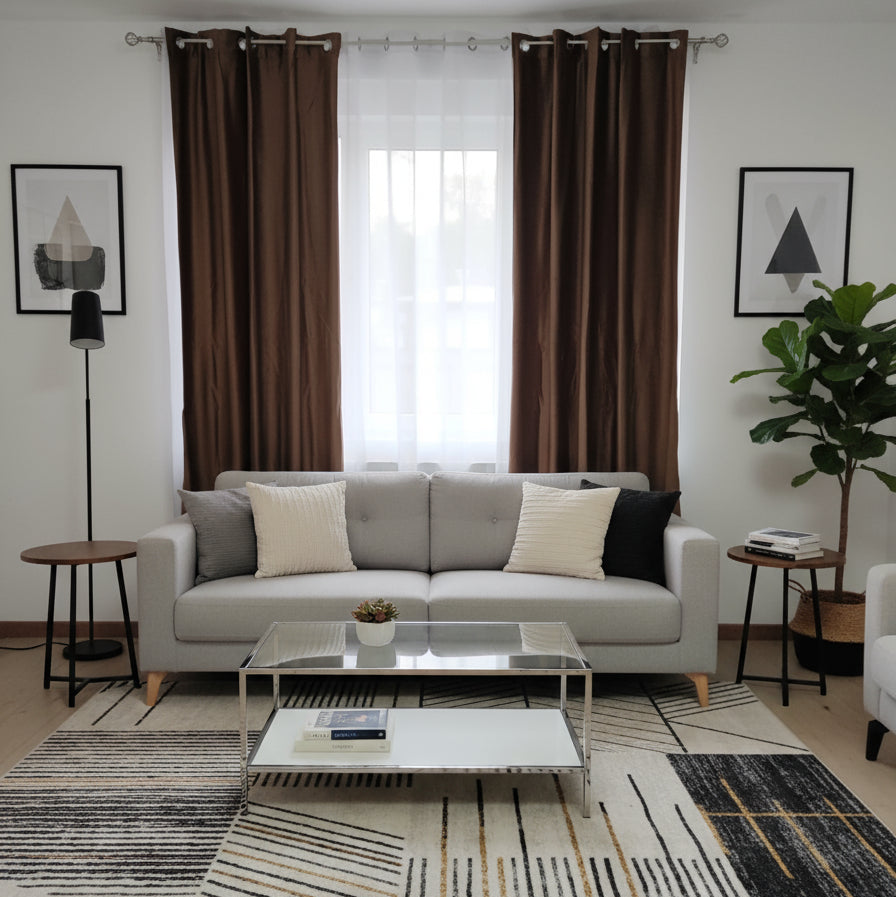 Draperie French Velvet V44 Blackout, cu inele, 150 x 250 cm -2 buc