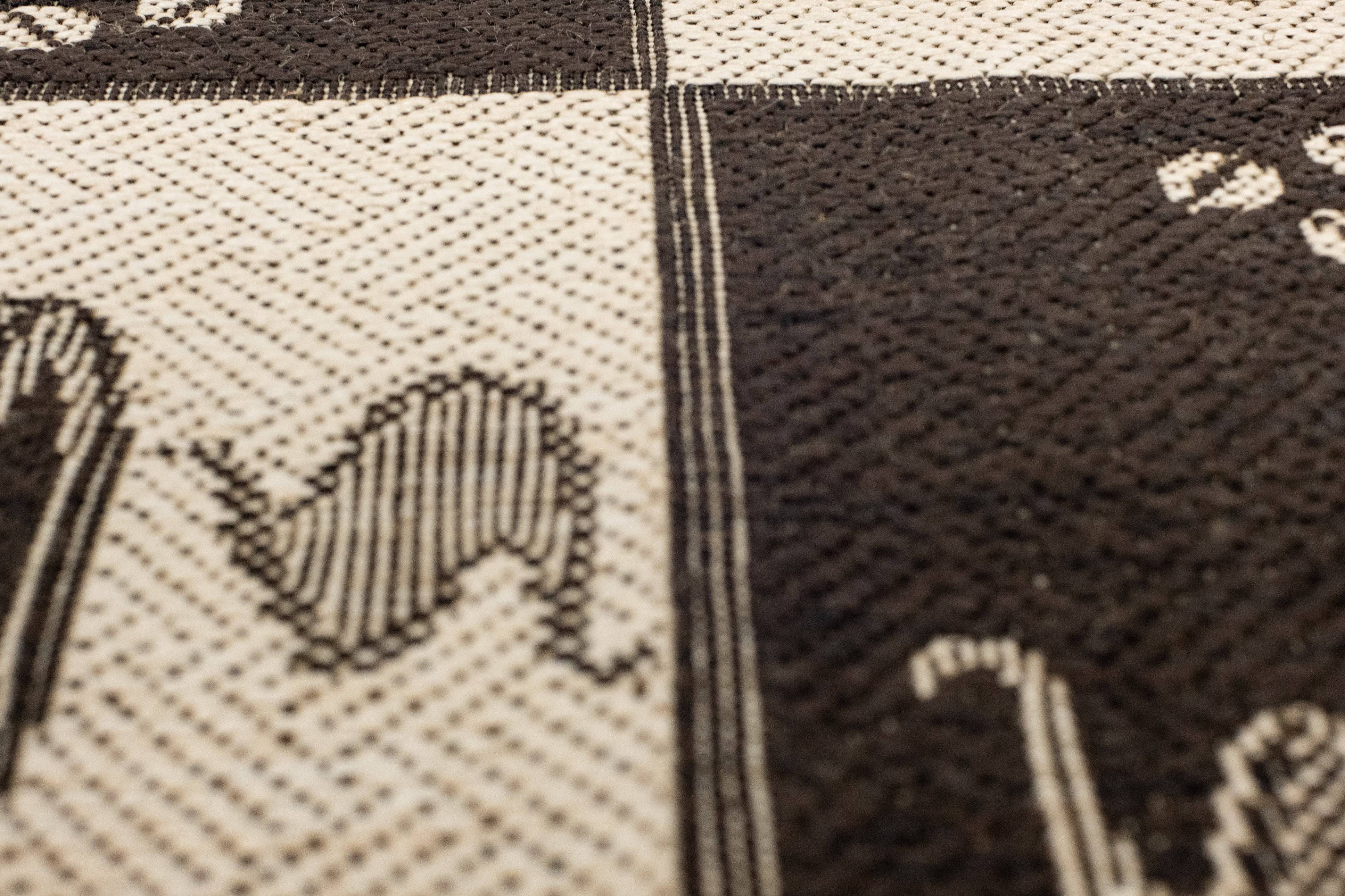 Covor bucatarie iuta, Naturale , crem/maro - EmaCarpets