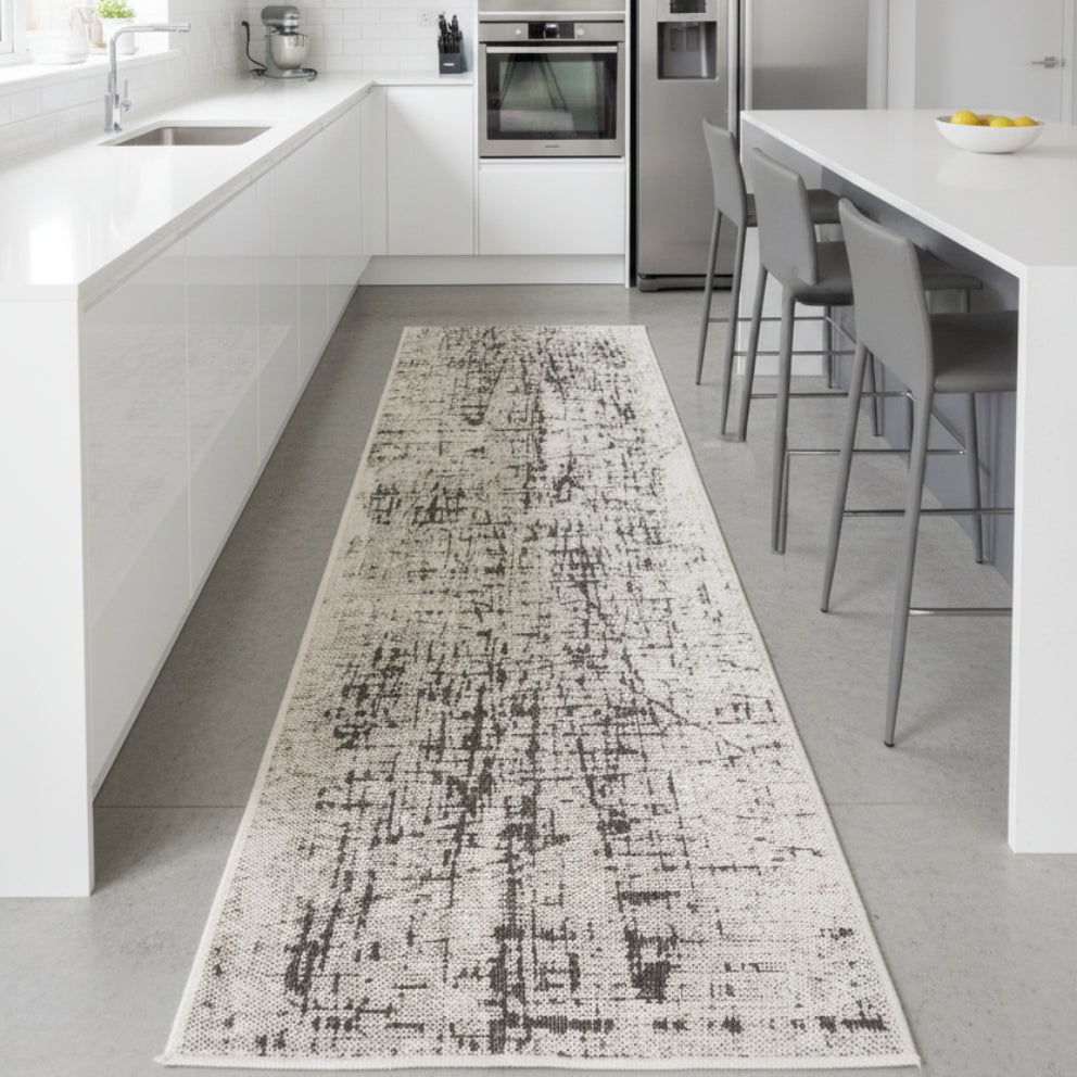 Traversa antiderapanta Flex 726 crem, latime 75 cm (surfilata)