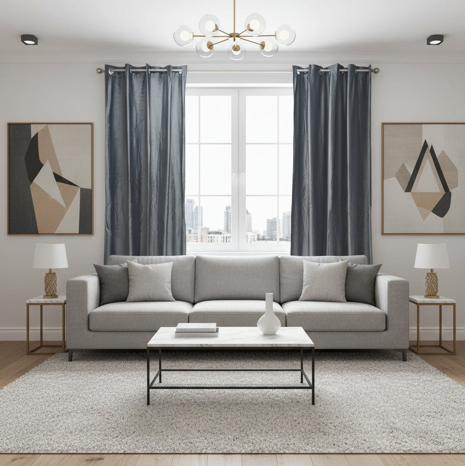 Draperie French Velvet 777 Blackout, cu inele, 150 x 250 cm -2 buc