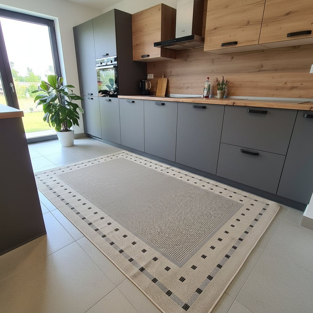 Covor antiderapant Flex, crem-Ema Carpets