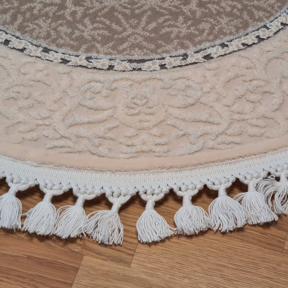 Covor elegant rotund cu franjuri, Daire-Ema Carpets