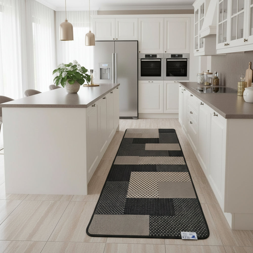 Covor antiderapant Flex, 19645 ,crem/maro - EmaCarpets