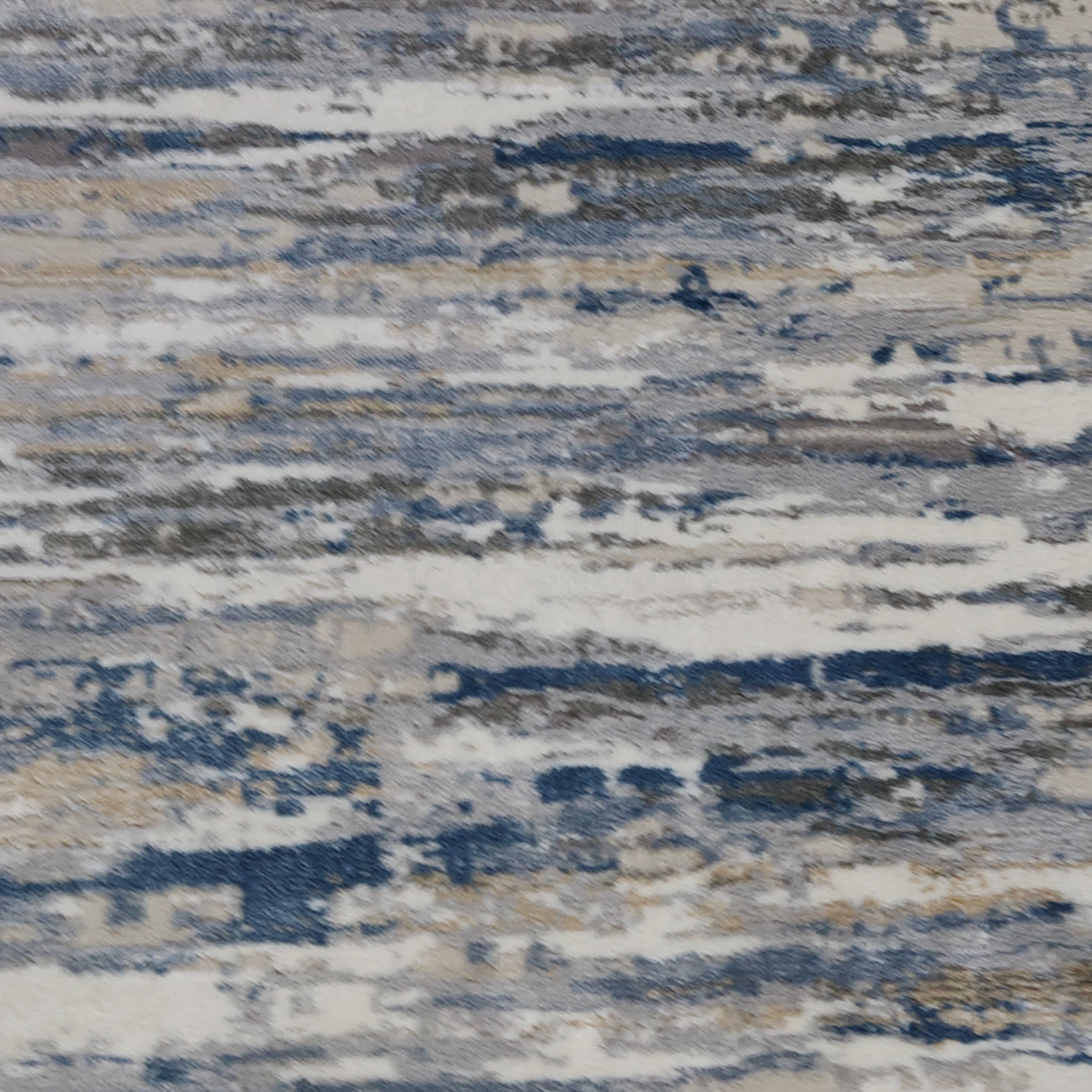 Covor modern Paris 3, gri/albastru, dreptunghiular