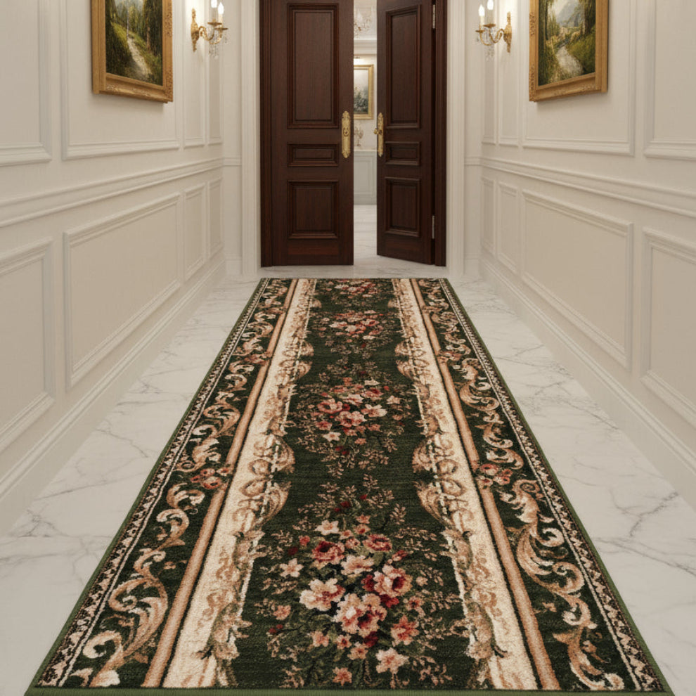 Traversa Lotos verde 3 -Ema Carpets