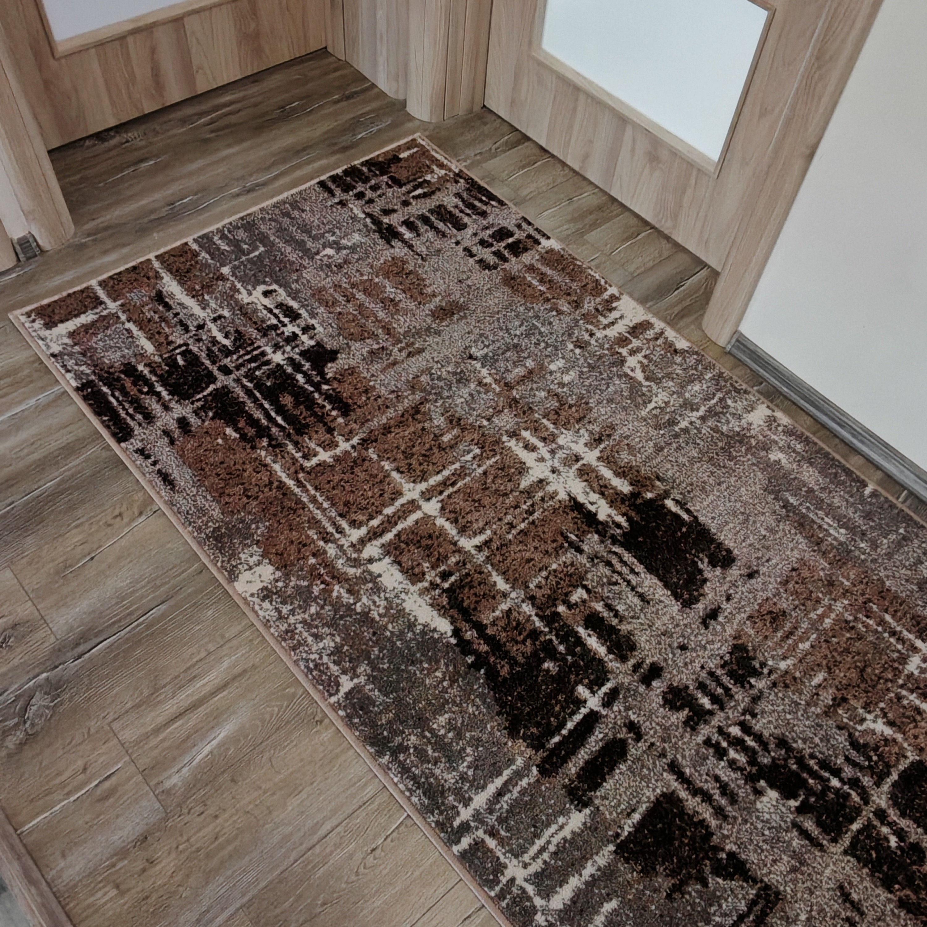 Traversa Mira 037, gri/maro 1-EMA CARPETS
