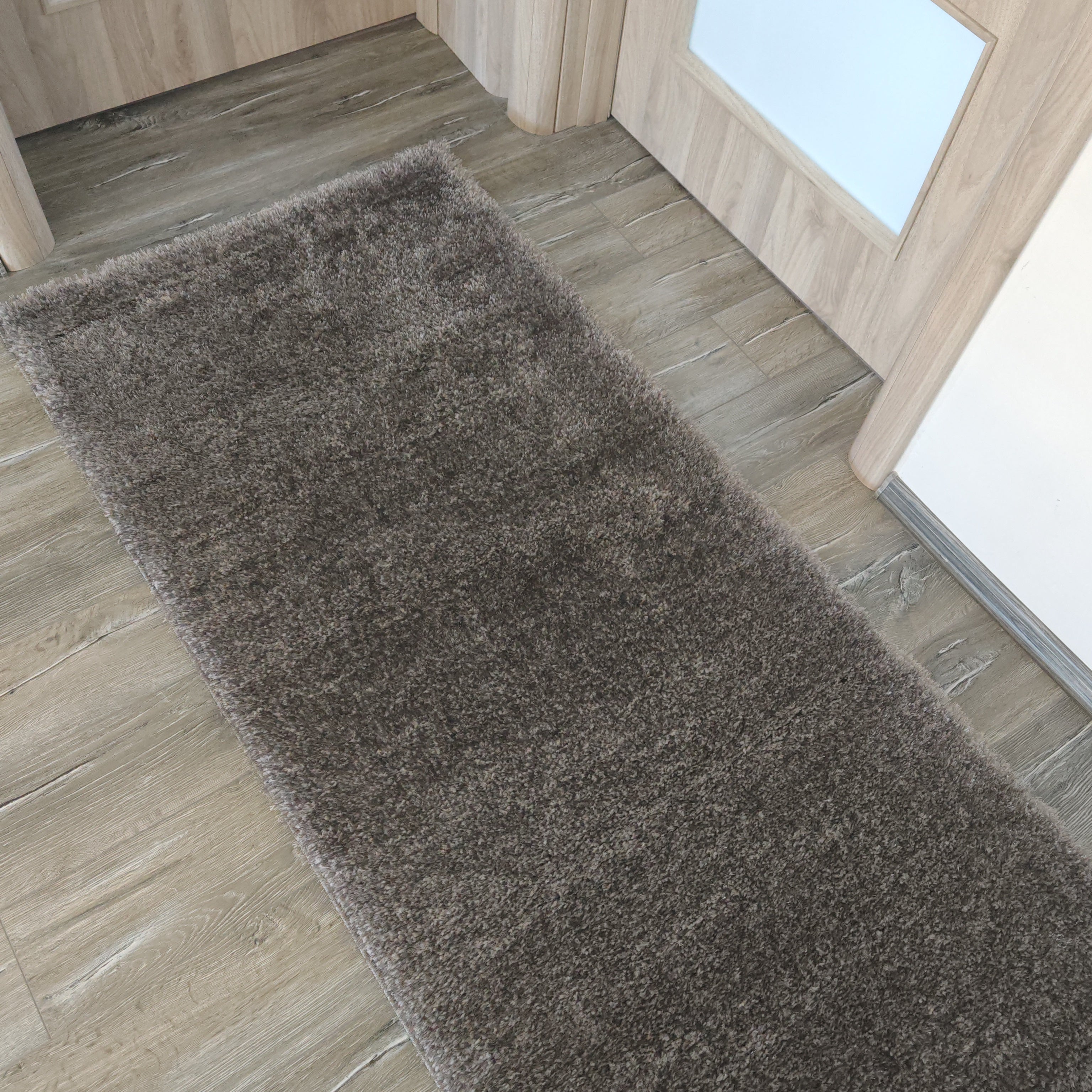Traversa Matase. gri 1, latime 80 cm-EMA CARPETS
