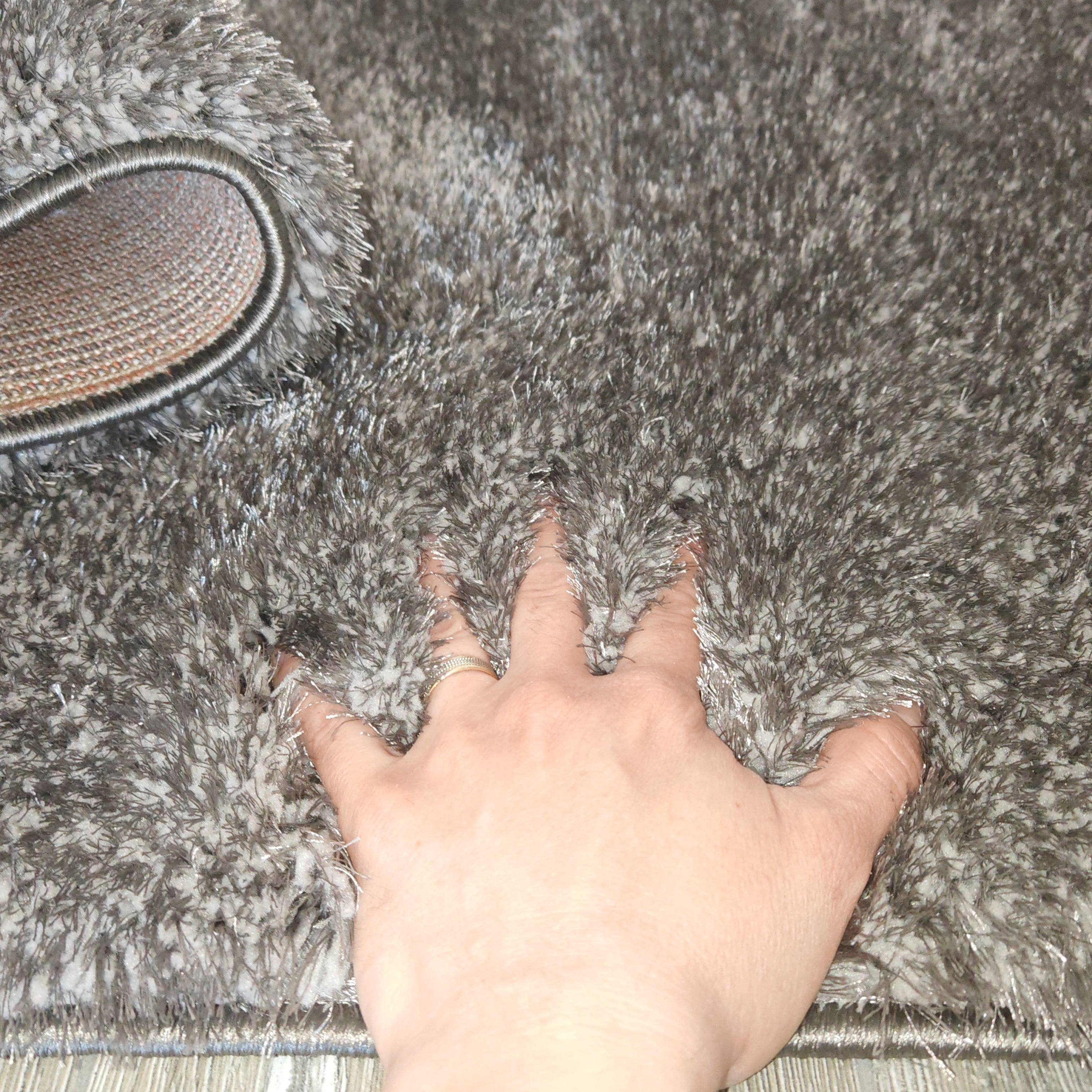 Traversa Matase. gri 4 latime 80 cm-EMA CARPETS