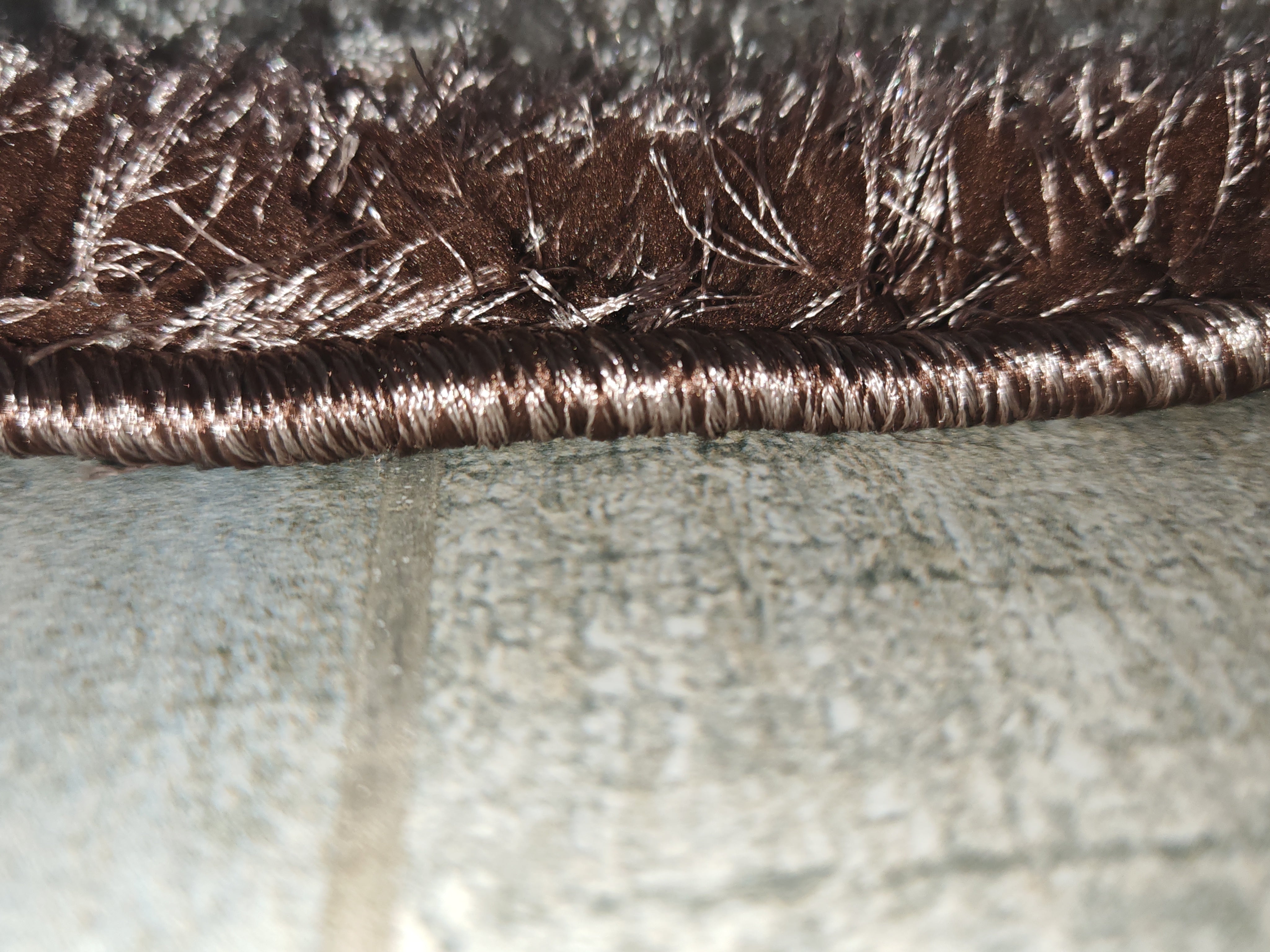 Covor floare matase 3D, bej / maro 4- EMA CARPETS