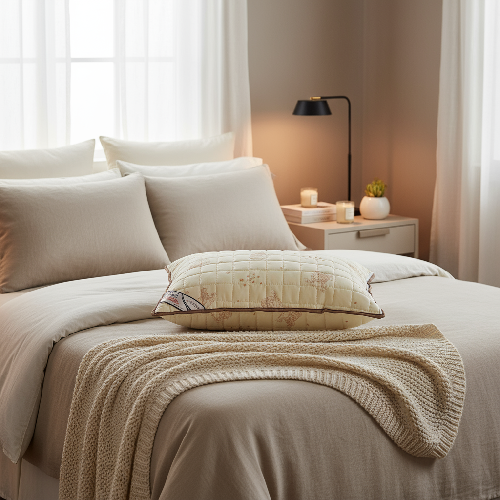 Perna matlasata cu lana 50 x 70 cm