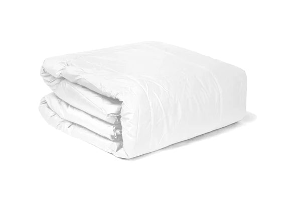 Pilota Cu Pene De Rata 200 x 200 cm Alb