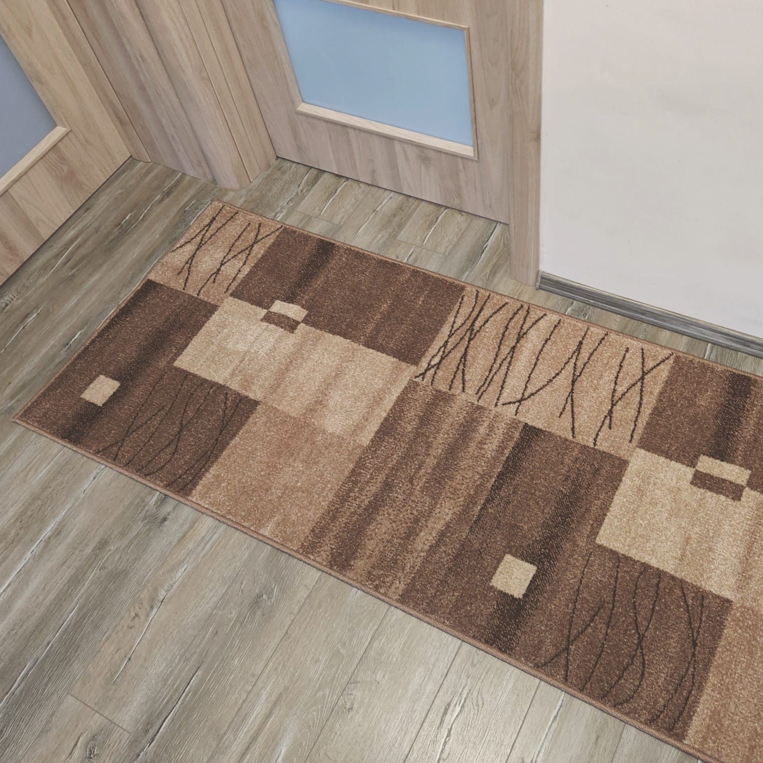 Traversa Daffi 68, bej/maro (surfilata)