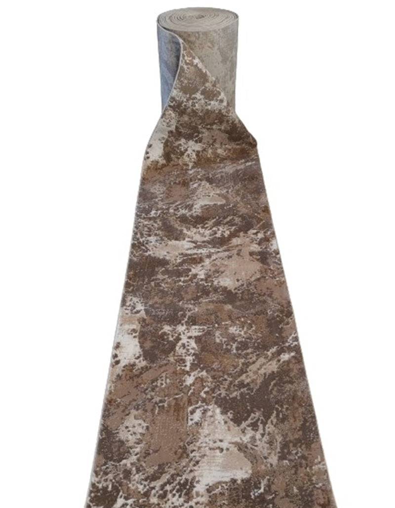 Traversa Tisa, bej/maro, latime 100 cm (surfilata) - EmaCarpets