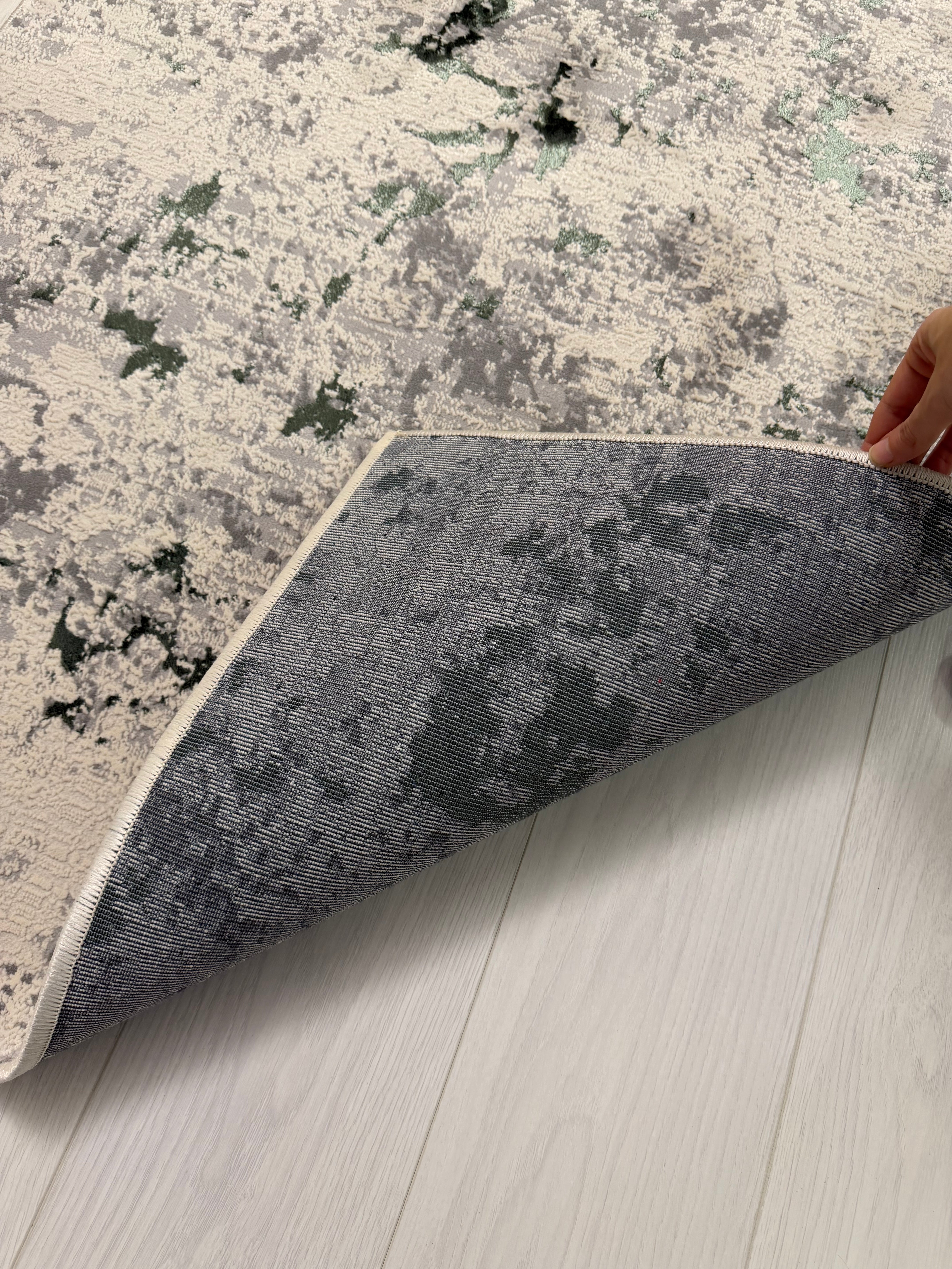 Traversa Sena smarald, latime 100 cm (surfilata) - EmaCarpets