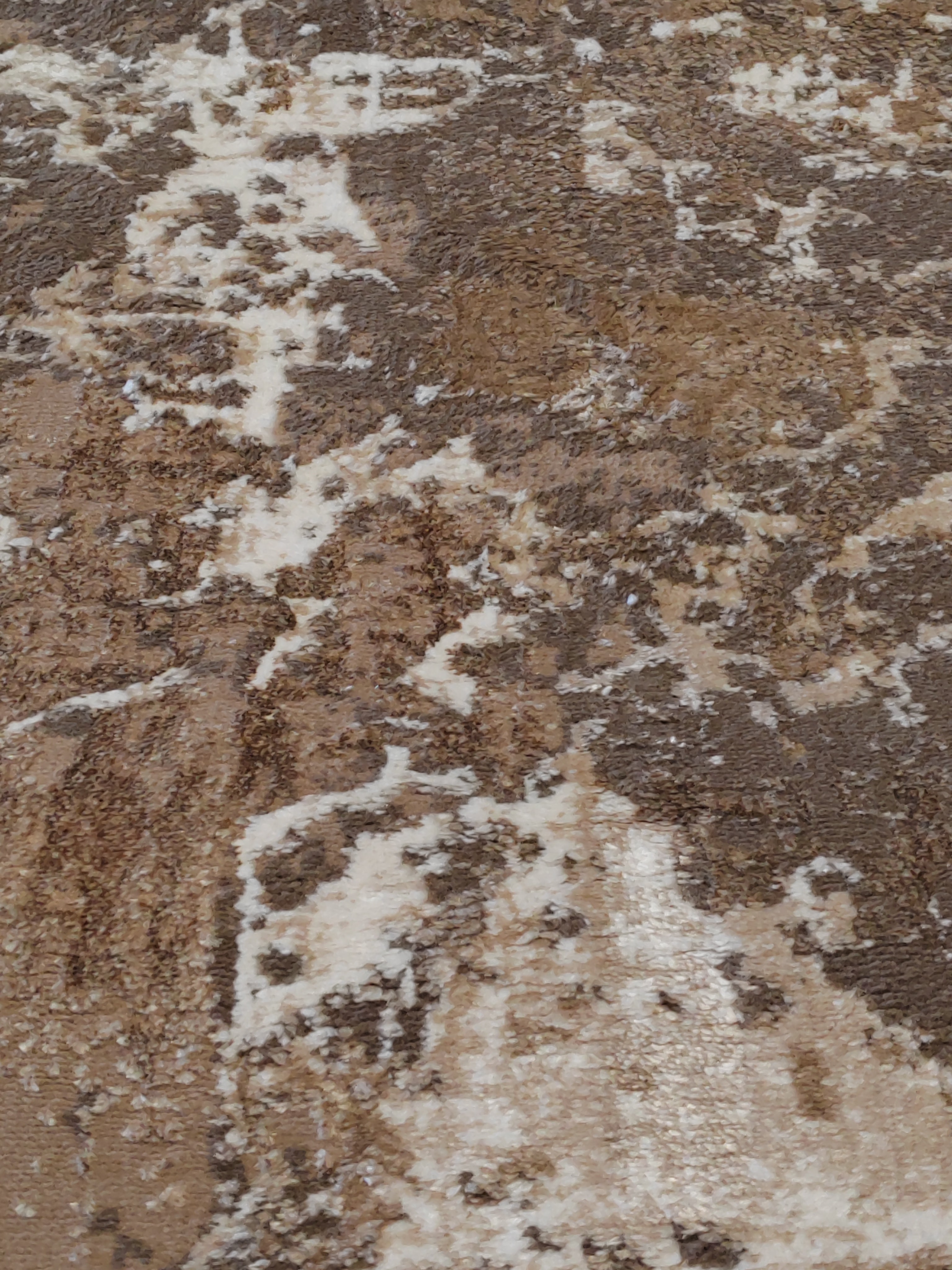 Covor modern Tisa , bej/maro, oval - EmaCarpets