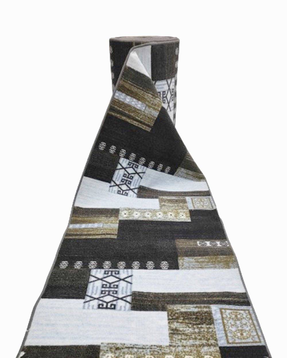 Traversa antiderapanta imprimata Butique, subtire, latime 120 cm (surfilata) - EmaCarpets