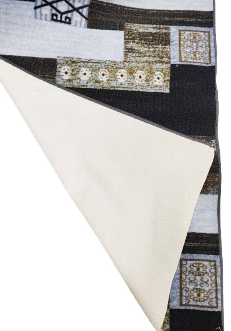 Traversa antiderapanta imprimata Butique, subtire, latime 120 cm (surfilata) - EmaCarpets
