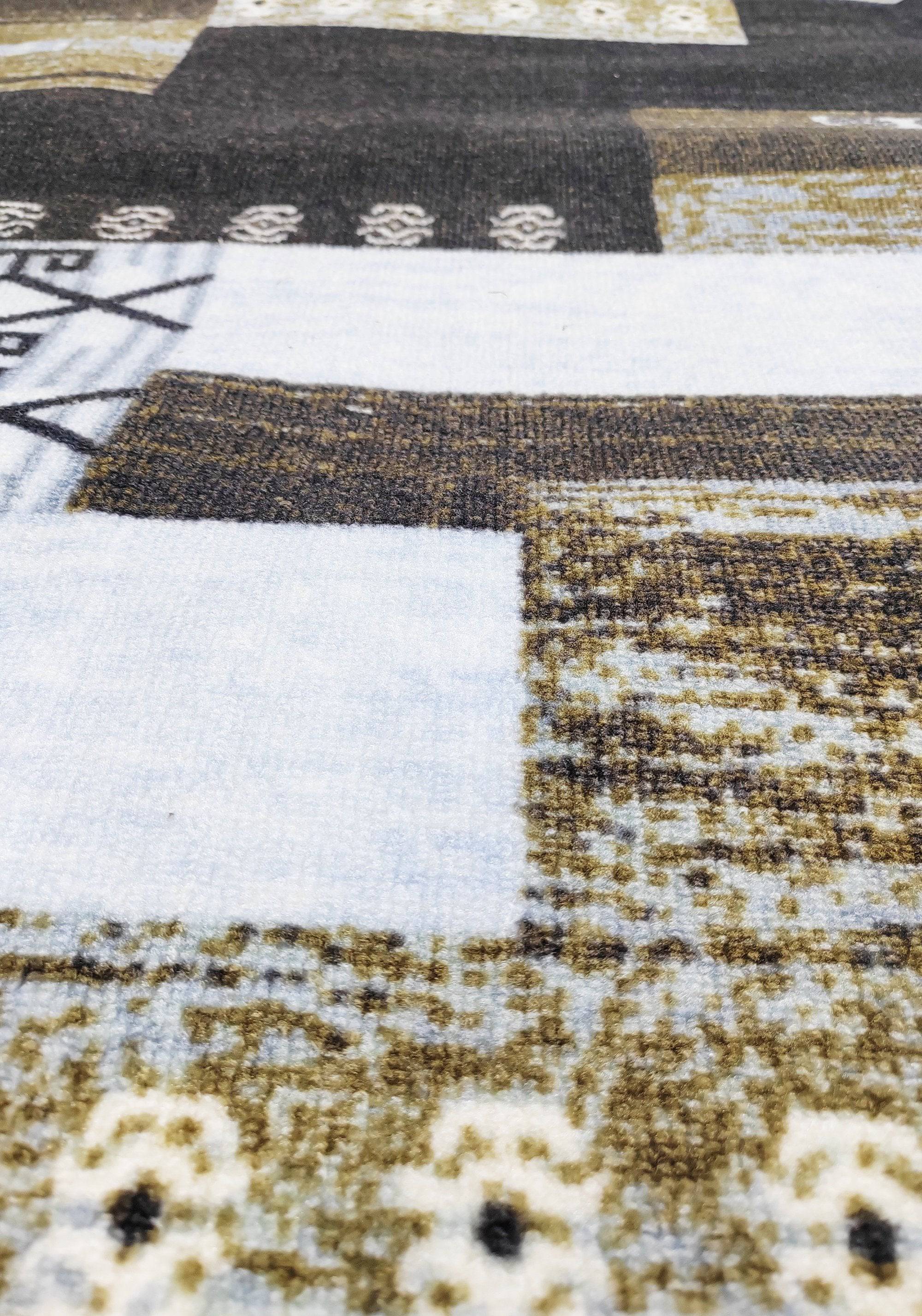 Traversa antiderapanta imprimata Butique, subtire, latime 120 cm (surfilata) - EmaCarpets