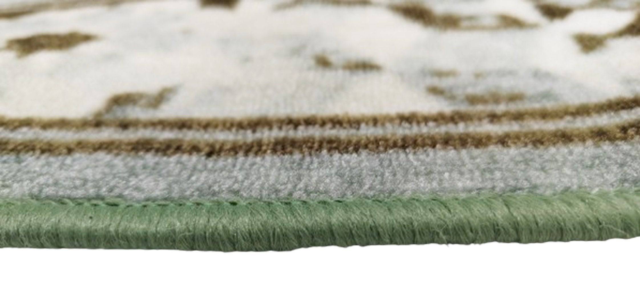 Traversa antiderapanta imprimata Kira, subtire, latime 100 cm (surfilata) - EmaCarpets