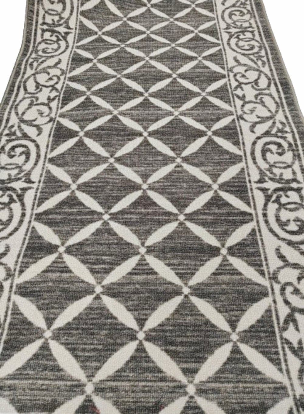 Traversa antiderapanta imprimata Kros, subtire, latime 67 cm (surfilata) - EmaCarpets