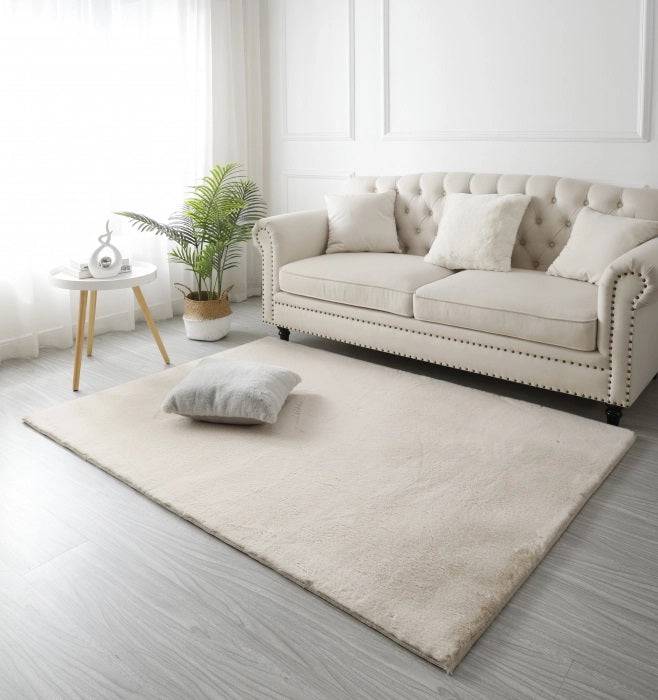 Covor Tip Blanita,ivory, antiderapant - EmaCarpets
