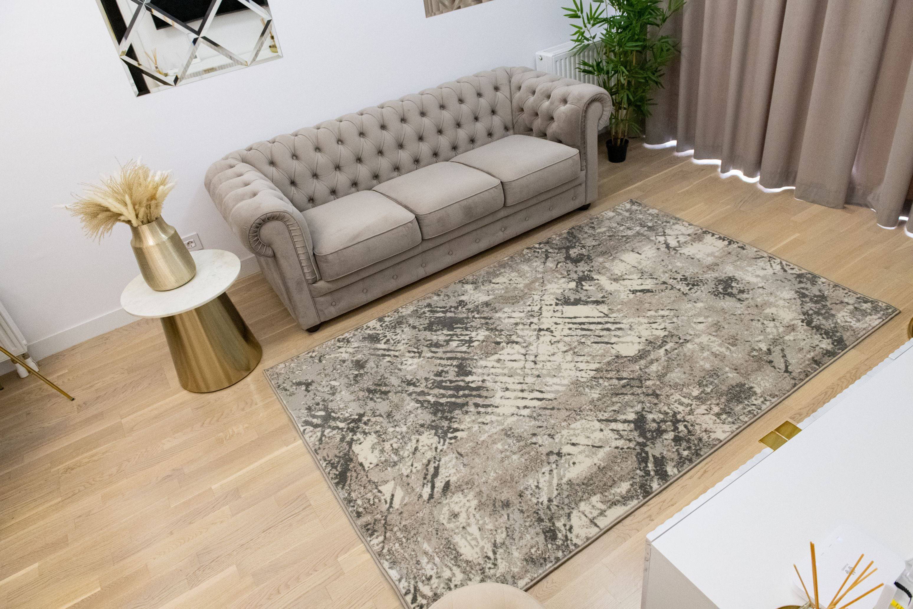Covor Any, gri/crem - EmaCarpets