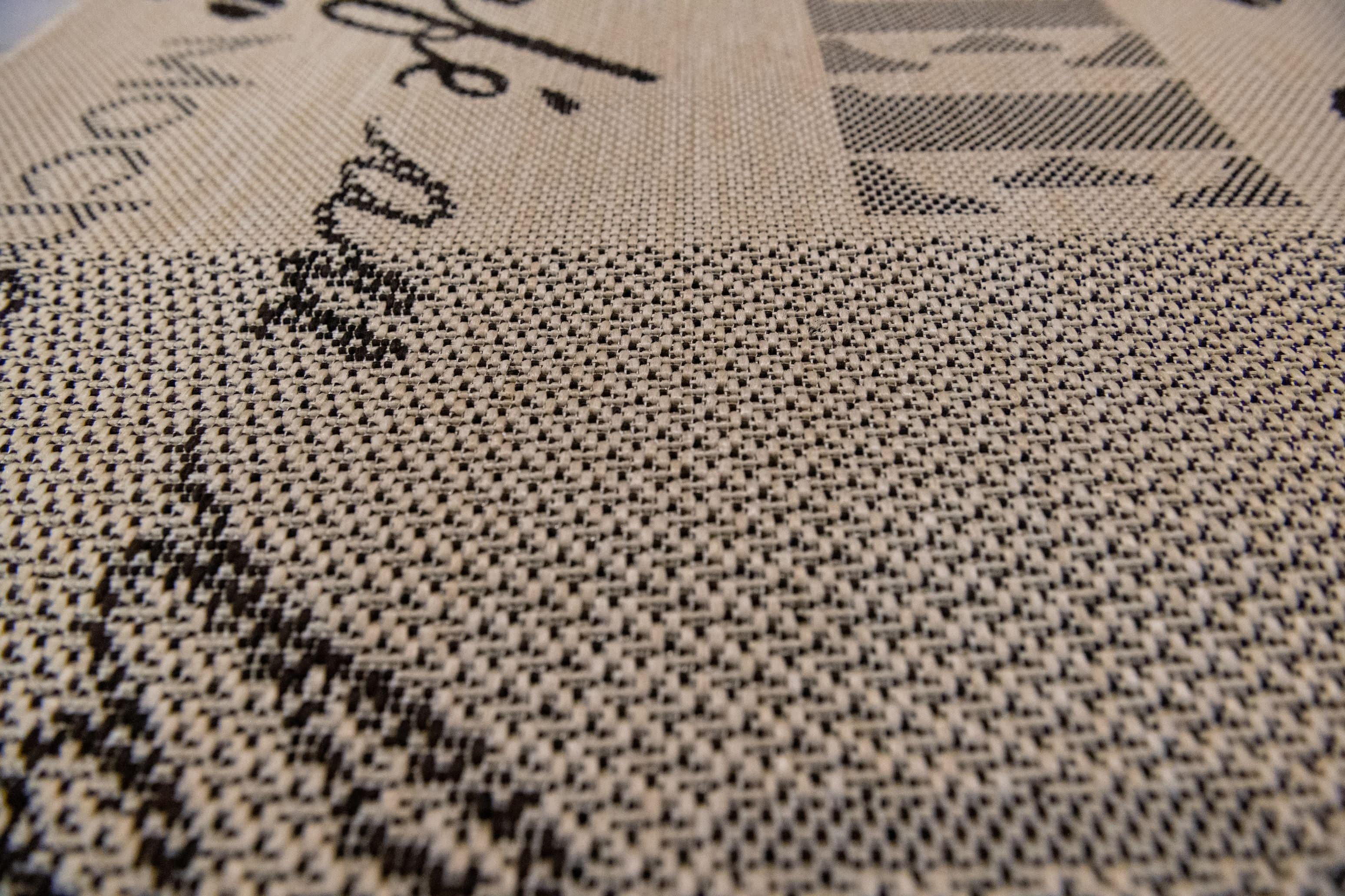 Covor antiderapant Flex, model coffee - EmaCarpets
