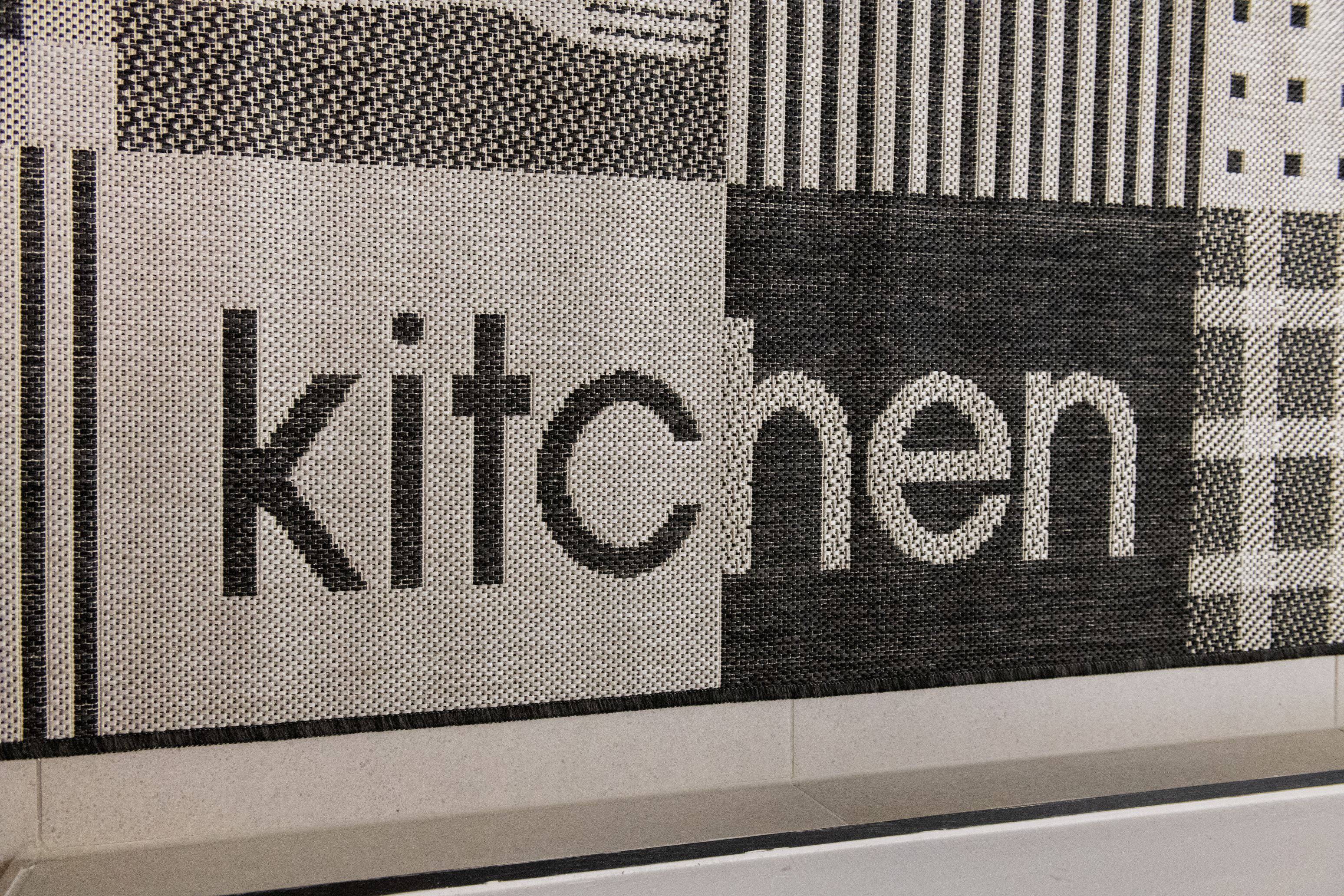 Covor antiderapant Flex, model Kitchen, gri - EmaCarpets