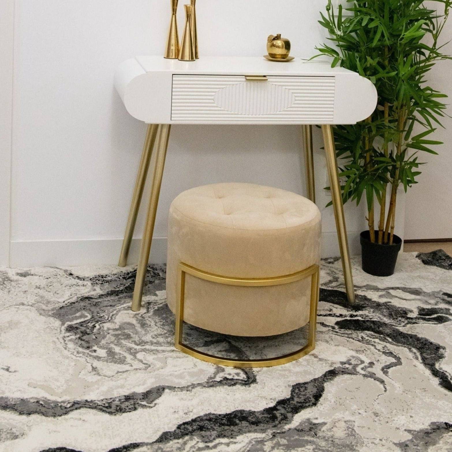 Covor Modern Atlantis, gri/negru - EmaCarpets