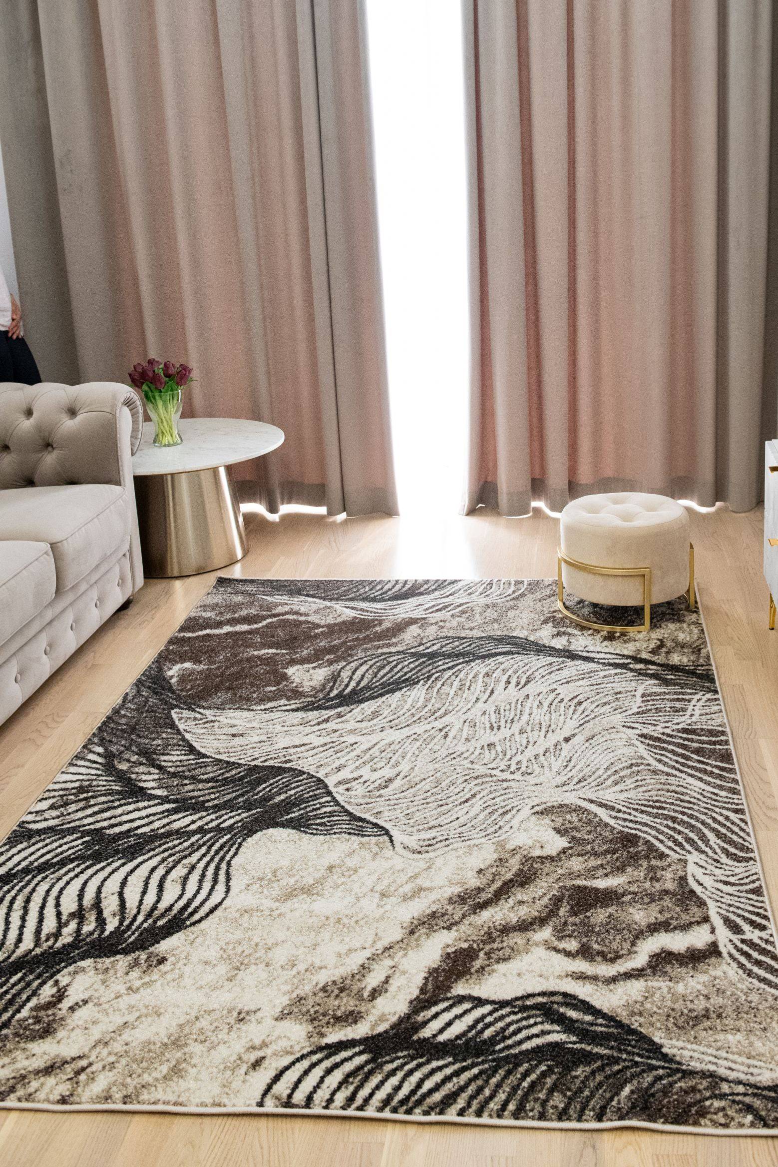Covor Phoenix 5034, bej/maro - EmaCarpets