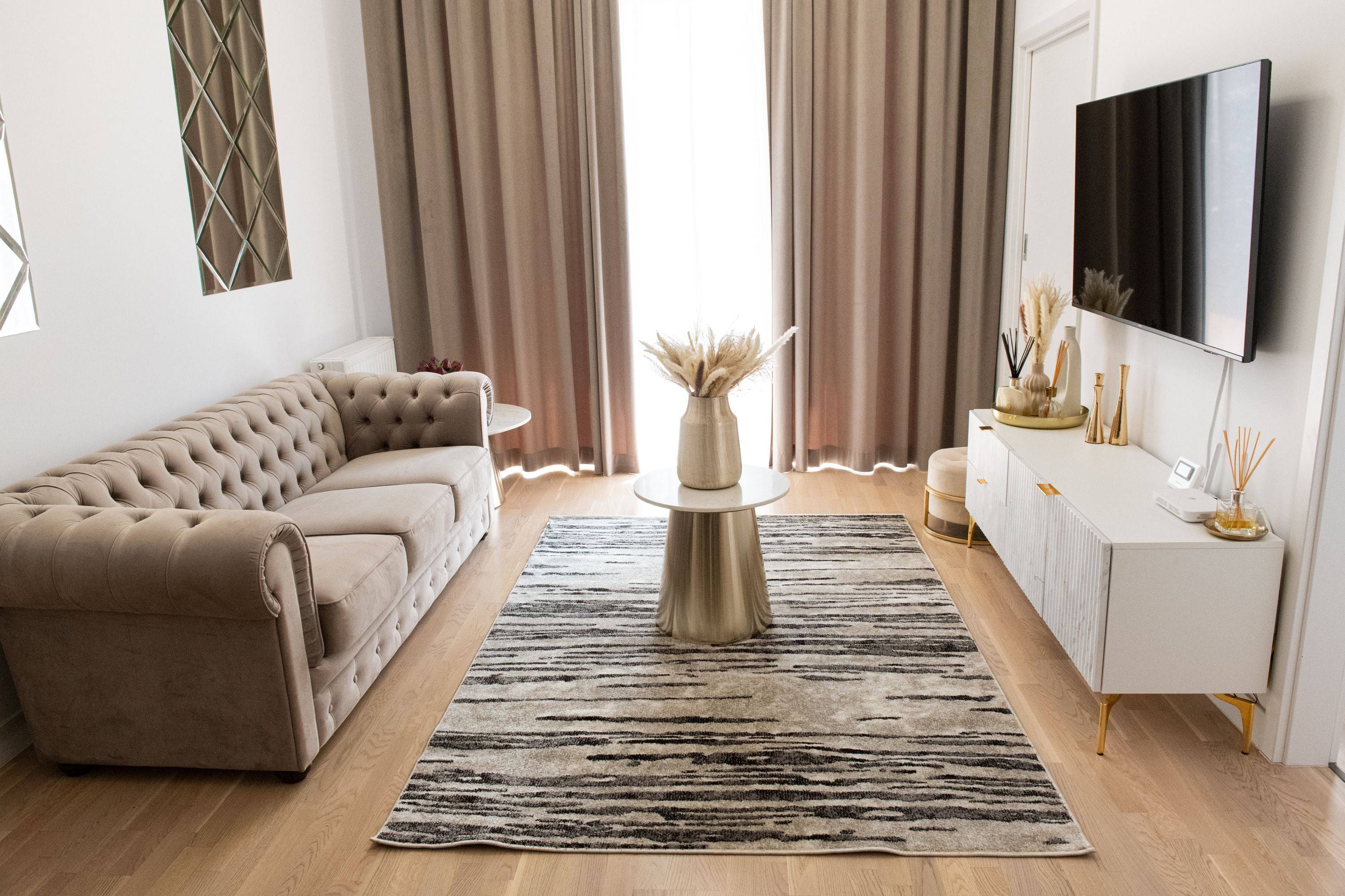 Covor Phoenix 3013, gri - EmaCarpets