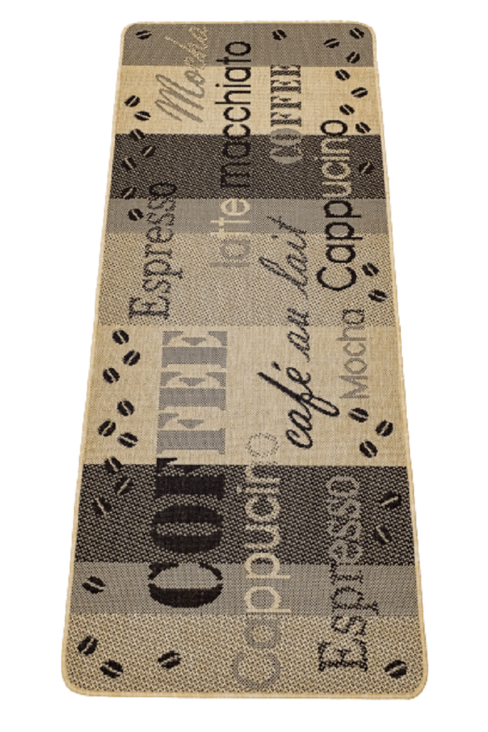 Traversa antiderapanta Flex Coffee, latime 75 cm (surfilata) - EmaCarpets