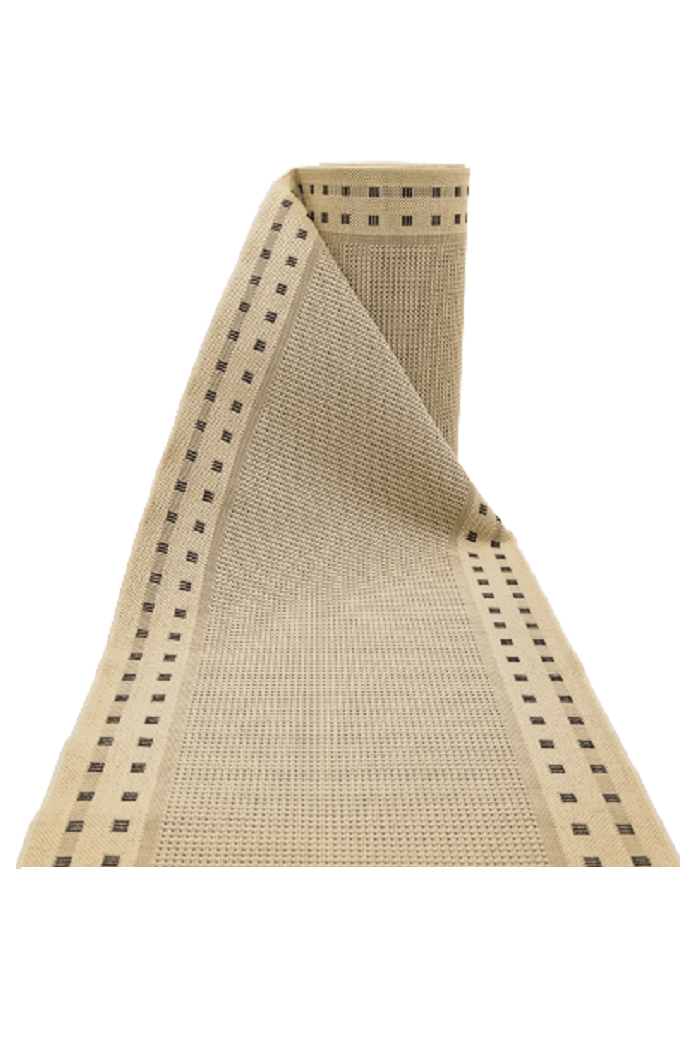 Traversa antiderapanta Flex, crem, latime 67 cm (surfilata) - EmaCarpets