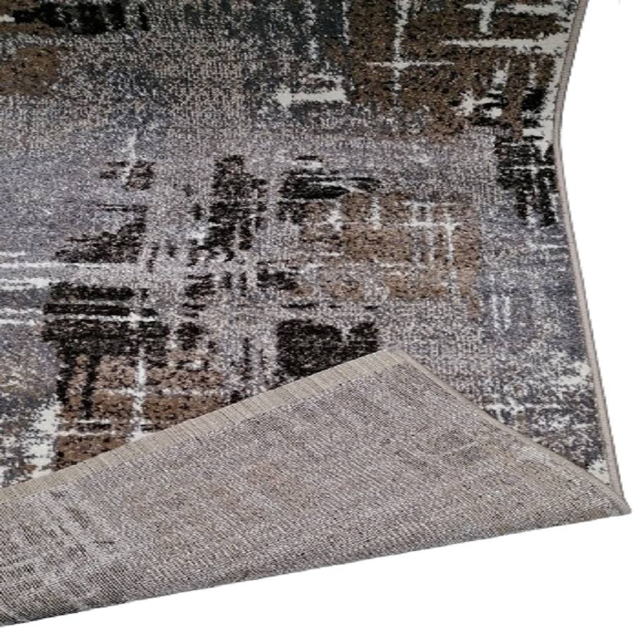 Traversa Mira, bej/maro, latime 60 cm (surfilata)