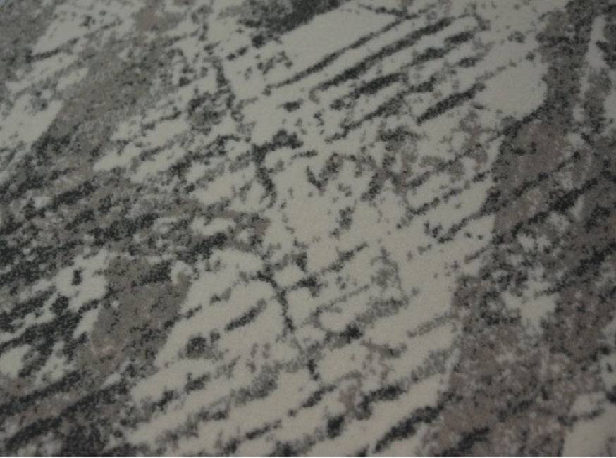 Traversa Any, gri/crem, latime 115 cm (surfilata) - EmaCarpets