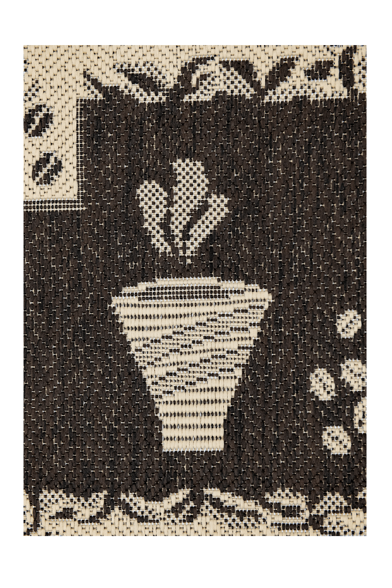 Covor antiderapant Flex, model 950-91 ,bej/maro - EmaCarpets
