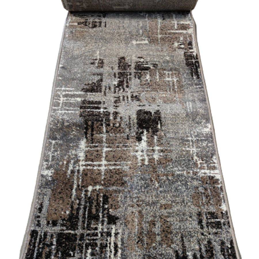 Traversa Mira, bej/maro, latime 60 cm (surfilata)