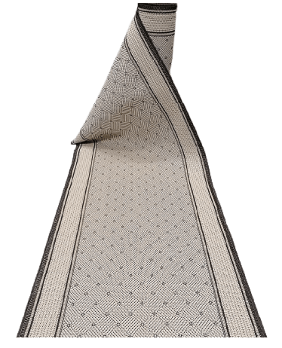 Traversa antiderapanta Flex romb, crem, latime 75 cm (surfilata) - EmaCarpets