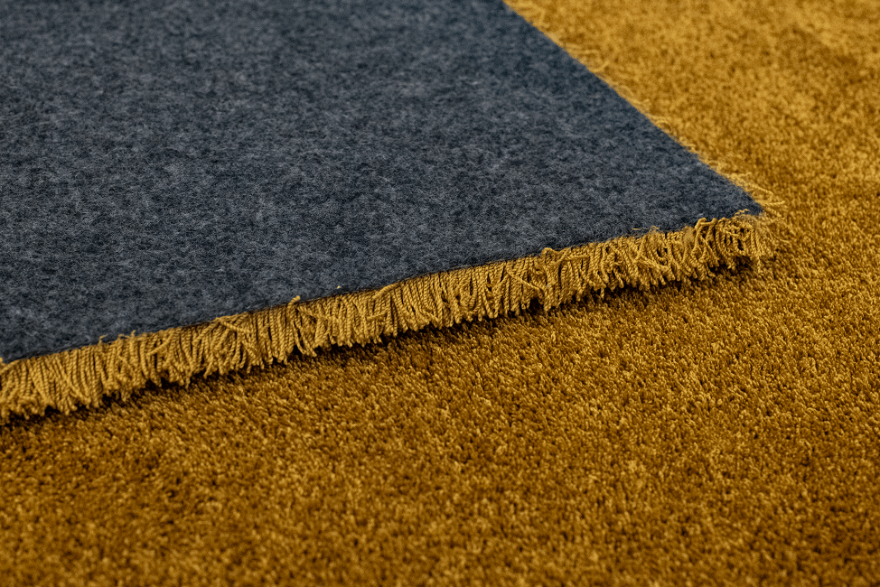 Covor din Microfibra, Sky, auriu - EmaCarpets