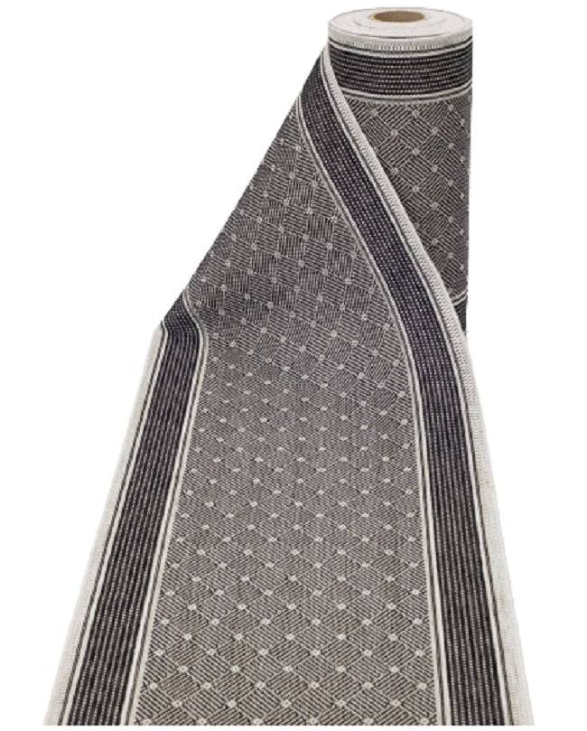 Traversa antiderapanta Flex, gri, latime 100 cm (surfilata) - EmaCarpets