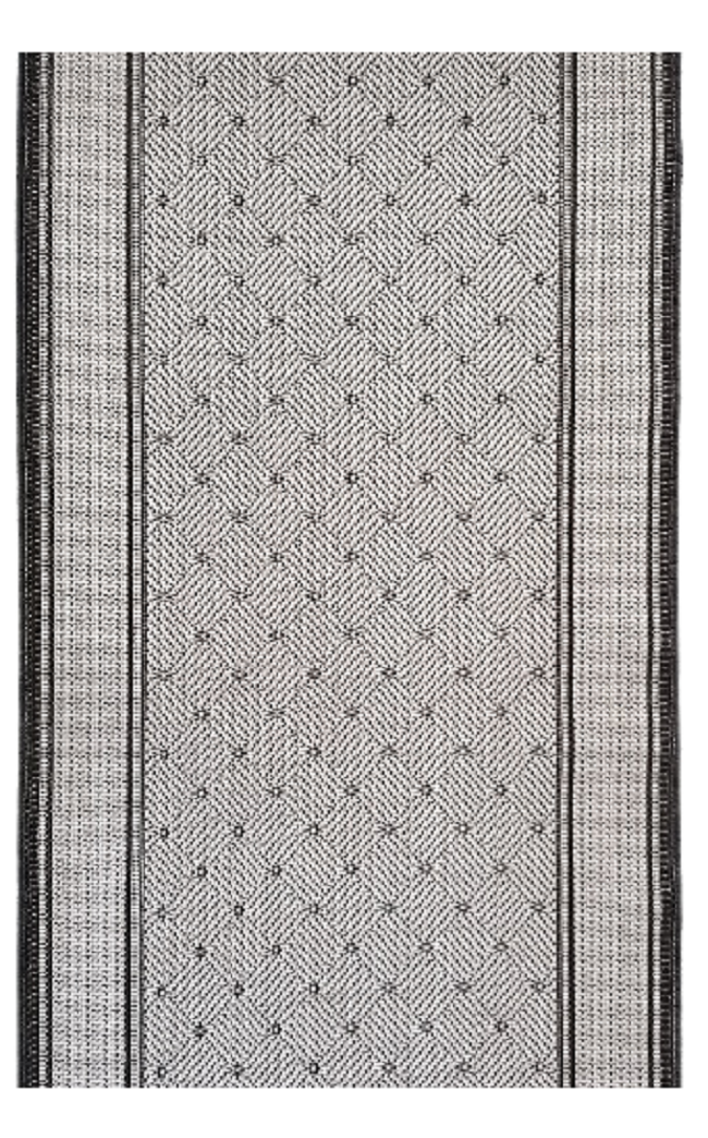 Traversa antiderapanta Flex romb, crem, latime 100 cm (surfilata) - EmaCarpets