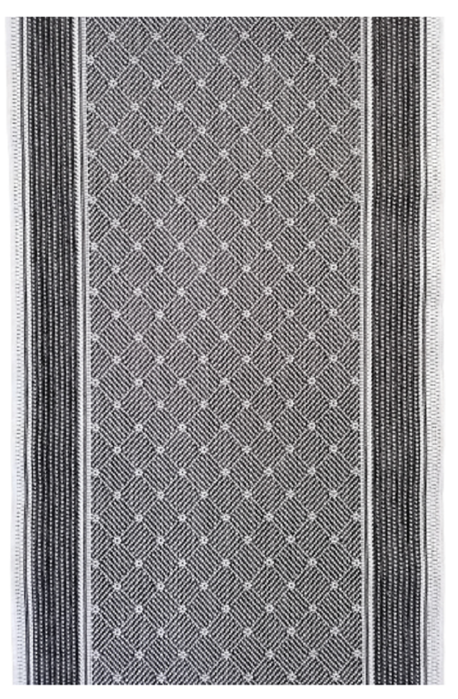 Traversa antiderapanta Flex, gri , latime 67 cm (surfilata) - EmaCarpets
